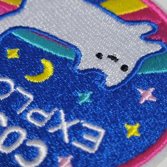 VTG Iron On Patch, Cosmic Explorer Cat 3" - Picture 3 of 6